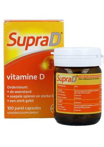 De Online Drogist Supradyn suprad parelcapsules -  vitamine d voor sterke botten en spieren 100cp aanbieding