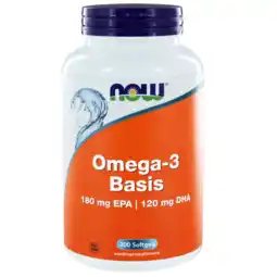 De Online Drogist Now omega-3 basis softgels 200st aanbieding