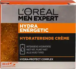 De Online Drogist L'oréal paris men expert hydra energetic gezichtscreme 50ml aanbieding