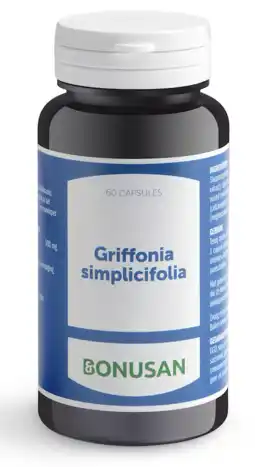 De Online Drogist Bonusan griffonia simplicifolia capsules 60cp aanbieding