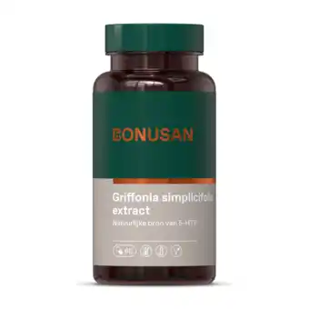 De Online Drogist Bonusan griffonia simplicifolia capsules 60cp aanbieding