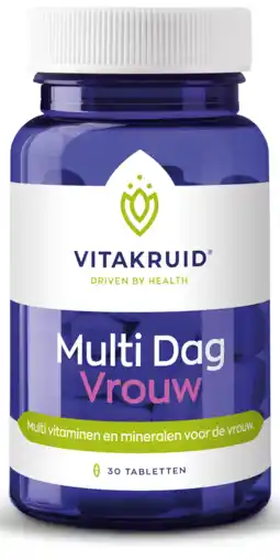 De Online Drogist Vitakruid multi dag vrouw tabletten 30tb aanbieding