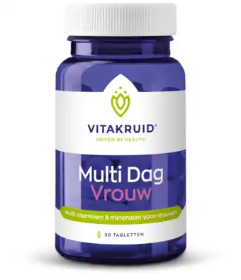 De Online Drogist Vitakruid multi dag vrouw tabletten 30tb aanbieding