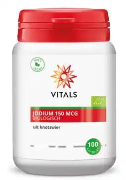 De Online Drogist Vitals jodium biologisch capsules 100cp aanbieding