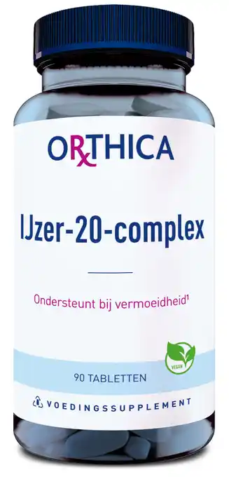 De Online Drogist Orthica ijzer-20-complex tabletten 90tb aanbieding