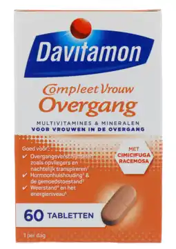 De Online Drogist Davitamon compleet vrouw overgang tabletten 60tb aanbieding