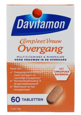 De Online Drogist Davitamon compleet vrouw overgang tabletten 60tb aanbieding