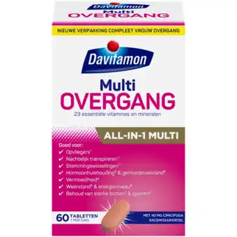 De Online Drogist Davitamon compleet vrouw overgang tabletten 60tb aanbieding