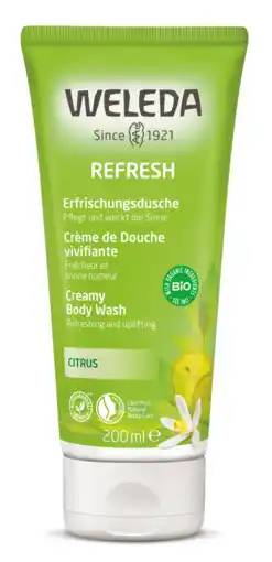 De Online Drogist Weleda citrus refresh douchecrème 200ml aanbieding