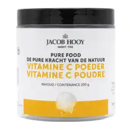 De Online Drogist Jacob hooy pure food vitamine c 200gr aanbieding