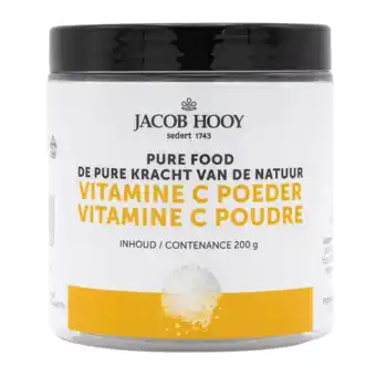 De Online Drogist Jacob hooy pure food vitamine c 200gr aanbieding