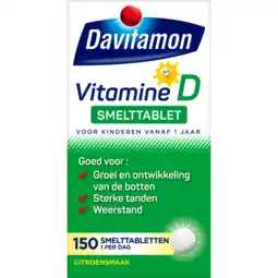 De Online Drogist Davitamon vitamine d kind smelttabletten 150tb aanbieding
