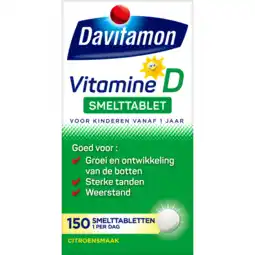 De Online Drogist Davitamon vitamine d kind smelttabletten 150tb aanbieding