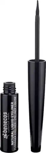 De Online Drogist Benecos eyeliner vloeibaar zwart 3ml aanbieding