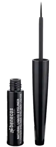De Online Drogist Benecos eyeliner vloeibaar zwart 3ml aanbieding