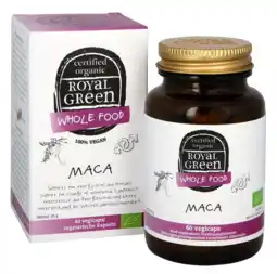 De Online Drogist Royal green maca capsules 60cp aanbieding