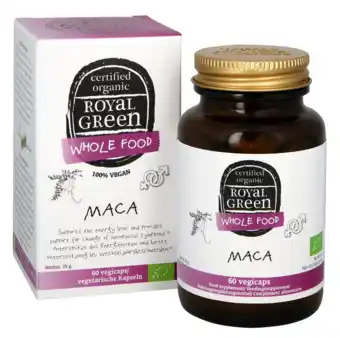 De Online Drogist Royal green maca capsules 60cp aanbieding