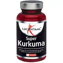 De Online Drogist Lucovitaal super kurkuma capsules 90cp aanbieding