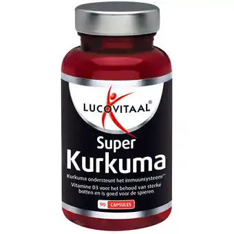 De Online Drogist Lucovitaal super kurkuma capsules 90cp aanbieding