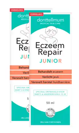 De Online Drogist Donttellmum eczeem repair duoverpakking 2x50ml aanbieding