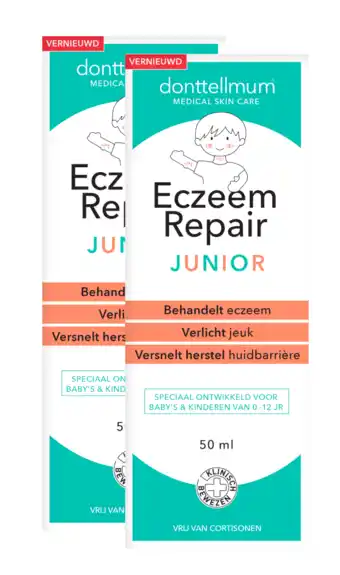 De Online Drogist Donttellmum eczeem repair duoverpakking 2x50ml aanbieding