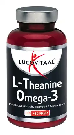 De Online Drogist Lucovitaal l-theanine omega-3 capsules 210cp aanbieding