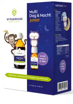 De Online Drogist Vitakruid multi dag & nacht junior 1st aanbieding