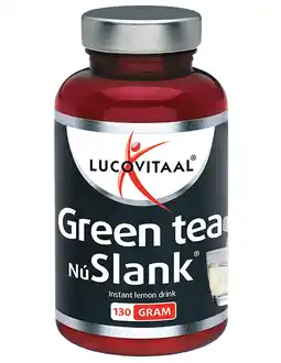 De Online Drogist Lucovitaal nuslank green tea lemon drink powder 130gr aanbieding