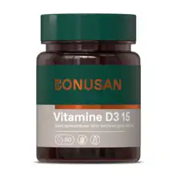 De Online Drogist Bonusan vitamine d3 15mcg/600 ie capsules 90cp aanbieding