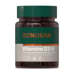 De Online Drogist Bonusan vitamine d3 15mcg/600 ie capsules 90cp aanbieding