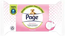 De Online Drogist Page sensitive vochtig toiletpapier 38st aanbieding