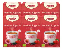 De Online Drogist Yogi tea immune support voordeelverpakking 6x17st aanbieding