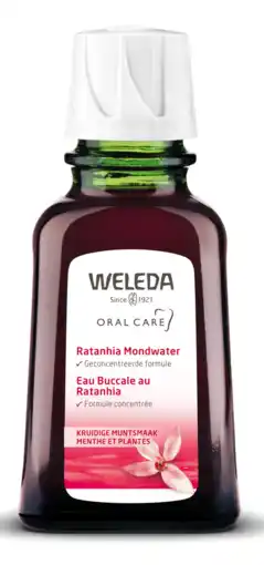 De Online Drogist Weleda ratanhia mondwater 50ml aanbieding