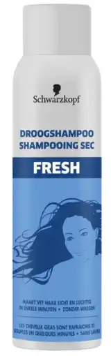 De Online Drogist Schwarzkopf droogshampoo fresh 150ml aanbieding