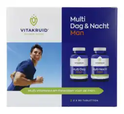 De Online Drogist Vitakruid multi dag & nacht man tabletten 180tb aanbieding