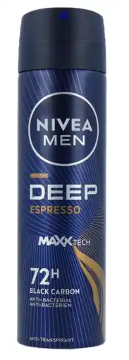 De Online Drogist Nivea men deep espresso anti-transpirant spray 150ml aanbieding