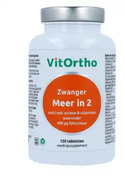 De Online Drogist Vitortho meer in 2 zwanger tabletten 120tb aanbieding