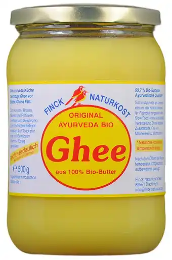 De Online Drogist Finck naturkost ghee geklaarde boter 480gr aanbieding