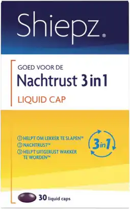 De Online Drogist Shiepz nachtrust 3in1 liquid capsules 30cp aanbieding