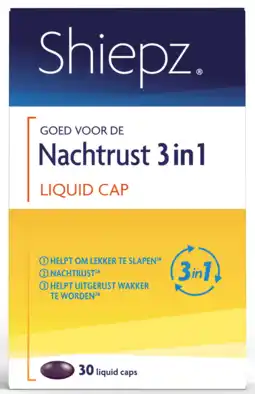 De Online Drogist Shiepz nachtrust 3in1 liquid capsules 30cp aanbieding