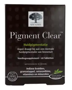 De Online Drogist New nordic skin care pigment clear tabletten 60tb aanbieding