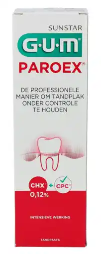 De Online Drogist Gum paroex tandpasta 75ml aanbieding