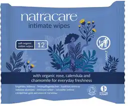 De Online Drogist Natracare intimate wipes doekjes 12st aanbieding