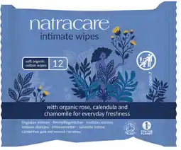 De Online Drogist Natracare intimate wipes doekjes 12st aanbieding