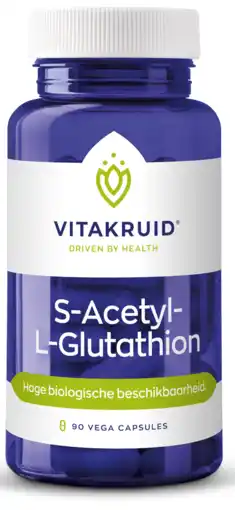 De Online Drogist Vitakruid s-acetyl-l-glutathion capsules 90vcp aanbieding