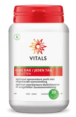 De Online Drogist Vitals elke dag tabletten 30tb aanbieding