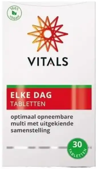 De Online Drogist Vitals elke dag tabletten 30tb aanbieding