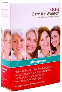 De Online Drogist Care for women women's menopause capsules 30cp aanbieding