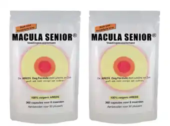 De Online Drogist Sanmed macula senior capsules jaarverpakking 2x360cp aanbieding