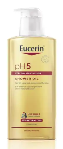 De Online Drogist Eucerin ph5 doucheolie parfumvrij 400ml aanbieding